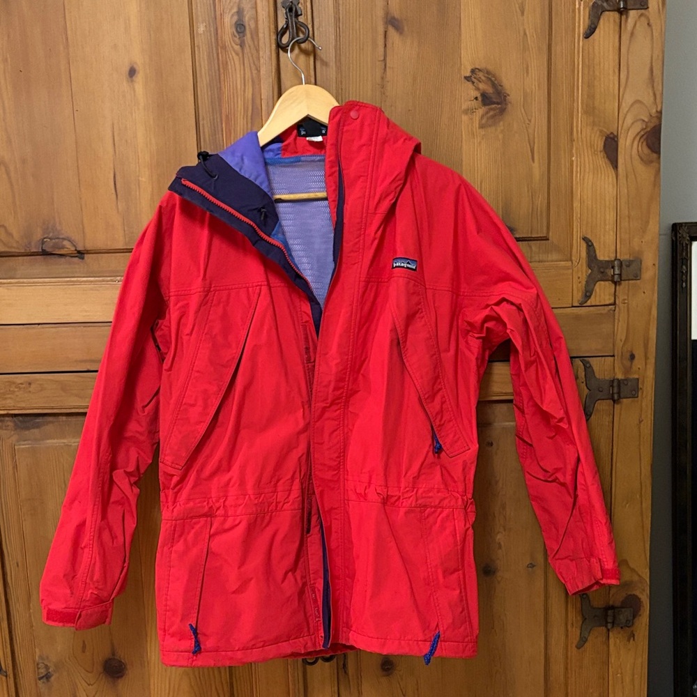 Patagonia Red ski Jacket with Hood